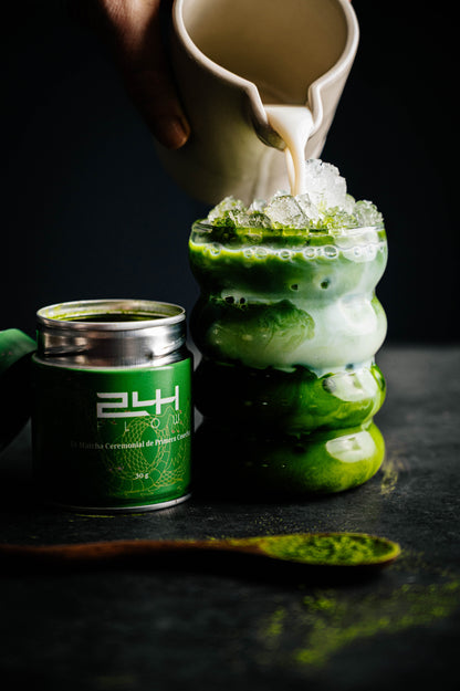 24H Flow – Ceremonial Grade Japanese Matcha 30g | Premium Green Tea Powder First Harvest | Kagoshima, Japan